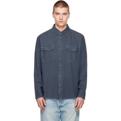 Rag & Bone Blue Jack Infuse Denim Shirt