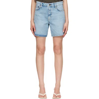 Rag & Bone Blue Kaia Denim Shorts