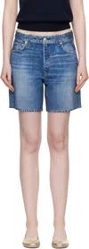Rag & Bone Blue Miramar Kaia Shorts