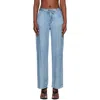Rag & Bone Ultra Featherweight Phoebe Drawstring Jeans In In Tildn In Blue
