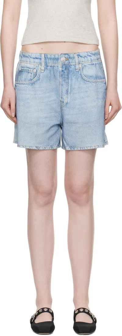 Rag & Bone Blue Miramar Terry Walking Shorts