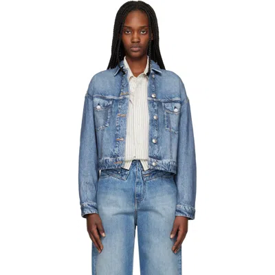 Rag & Bone Blue Miramar Trucker Jacket