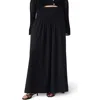 Rag & Bone Blythe Smocked Poplin Maxi Skirt In Black