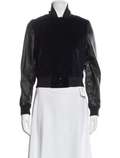 Pre-owned Rag & Bone Bomber Jacket In Black