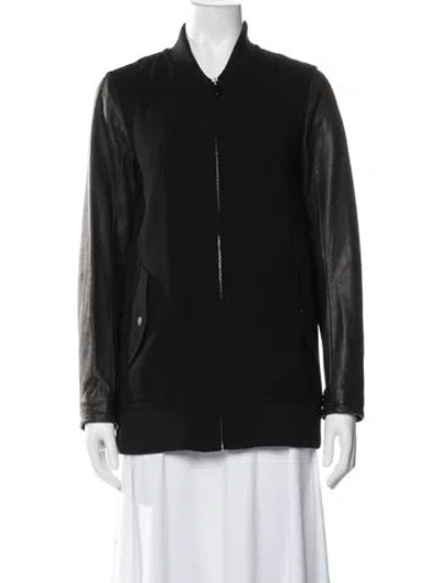 Pre-owned Rag & Bone Bomber Jacket In Black