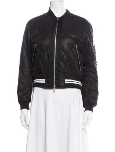 Pre-owned Rag & Bone Bomber Jacket In Black