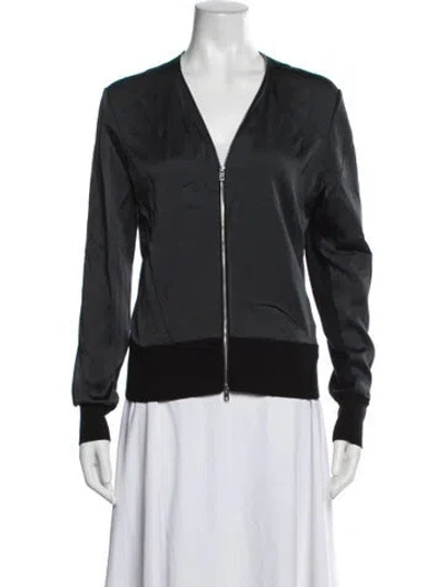 Pre-owned Rag & Bone Bomber Jacket In Black/blue