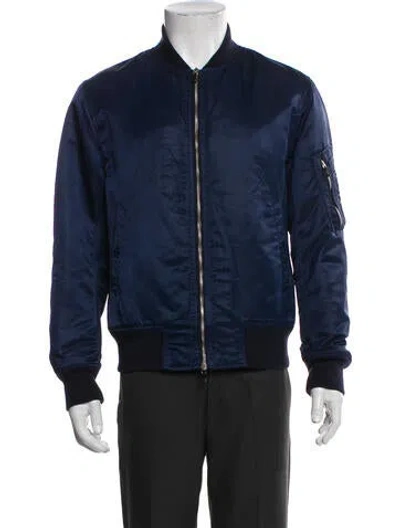 Pre-owned Rag & Bone Bomber Jacket In Blue