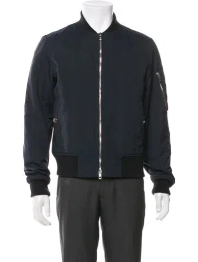 Pre-owned Rag & Bone Bomber Jacket In Blue