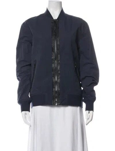 Pre-owned Rag & Bone Bomber Jacket In Blue