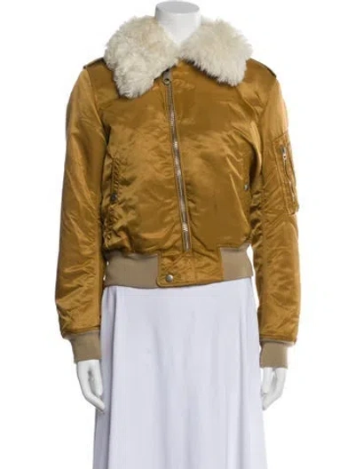 Pre-owned Rag & Bone Bomber Jacket In Brown