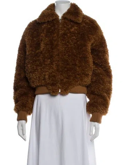Pre-owned Rag & Bone Bomber Jacket In Brown
