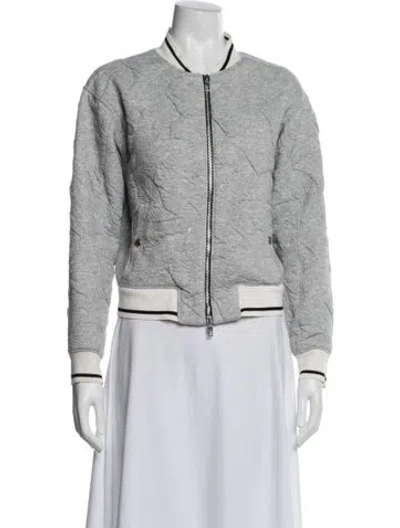 Pre-owned Rag & Bone Bomber Jacket In Gray
