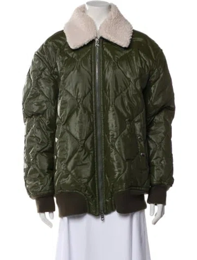 Pre-owned Rag & Bone Bomber Jacket In Green