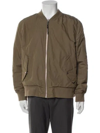 Pre-owned Rag & Bone Bomber Jacket In Green
