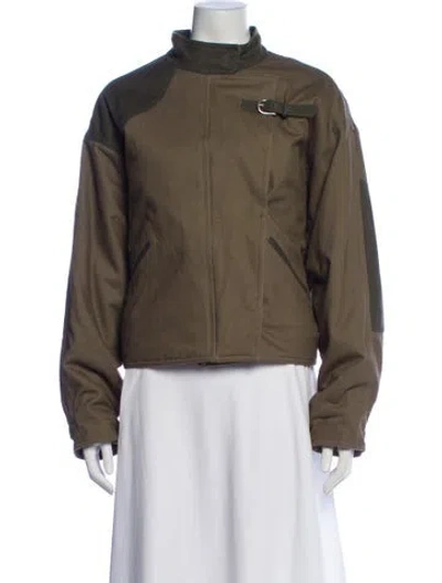 Pre-owned Rag & Bone Bomber Jacket In Green