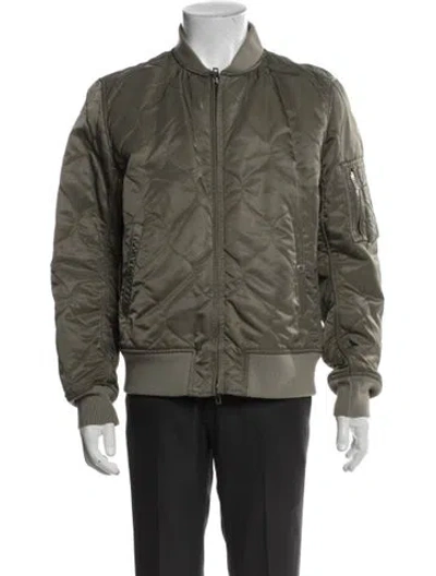 Pre-owned Rag & Bone Bomber Jacket In Green