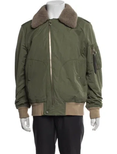 Pre-owned Rag & Bone Bomber Jacket In Green