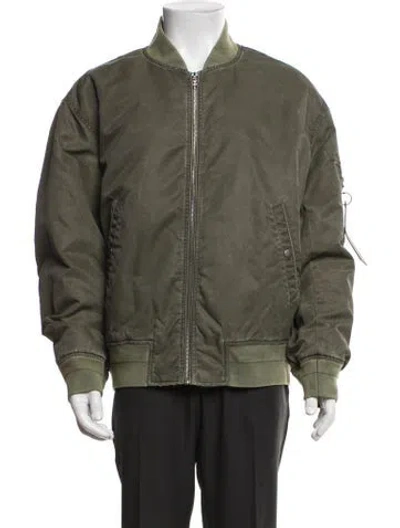 Pre-owned Rag & Bone Bomber Jacket In Green