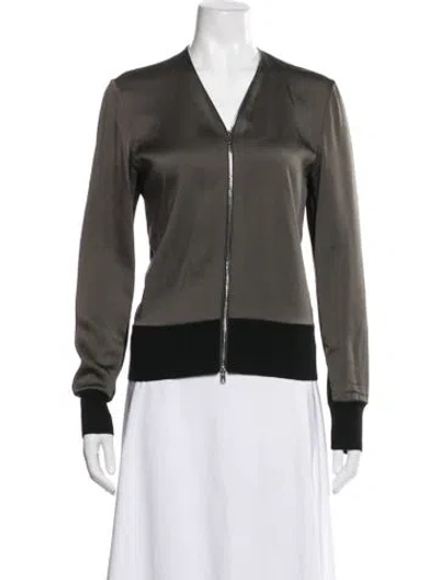 Pre-owned Rag & Bone Bomber Jacket In Green