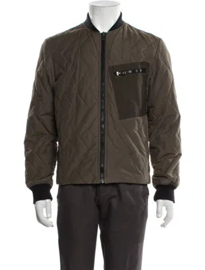Pre-owned Rag & Bone Bomber Jacket In Green