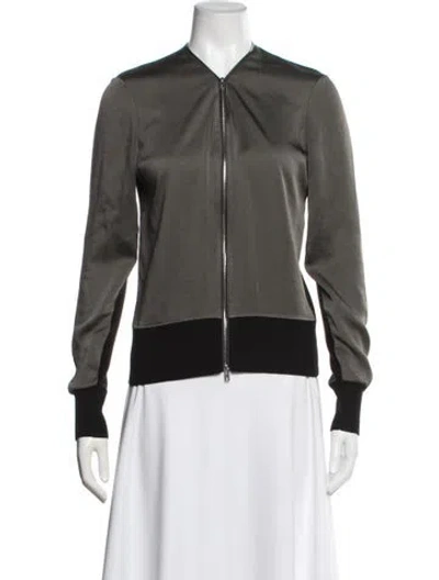Pre-owned Rag & Bone Bomber Jacket In Green