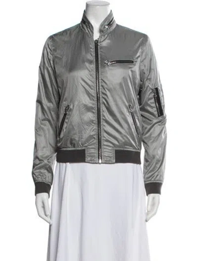Pre-owned Rag & Bone Bomber Jacket In Grey