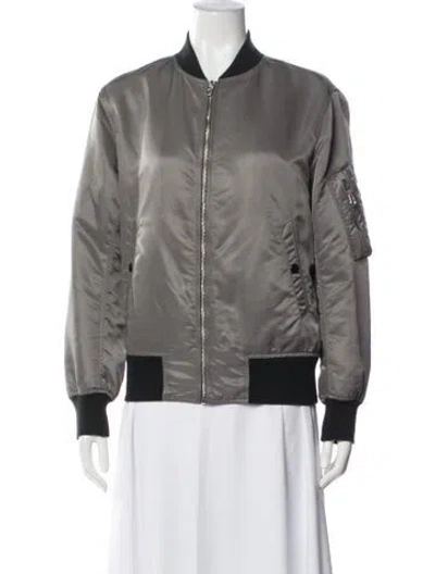 Pre-owned Rag & Bone Bomber Jacket In Grey