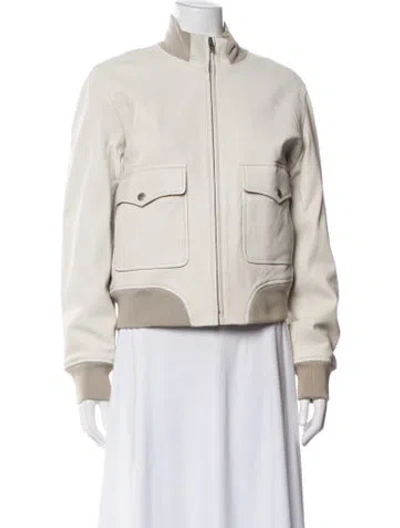 Pre-owned Rag & Bone Bomber Jacket In Neutral