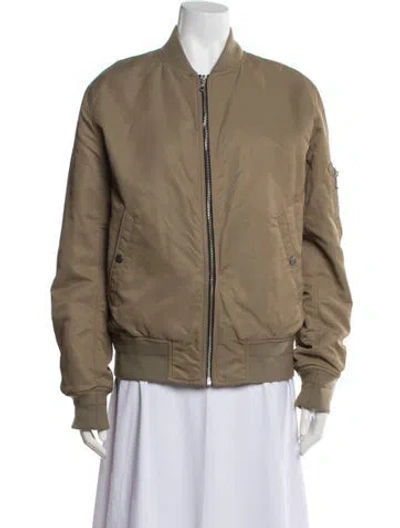Pre-owned Rag & Bone Bomber Jacket In Neutral