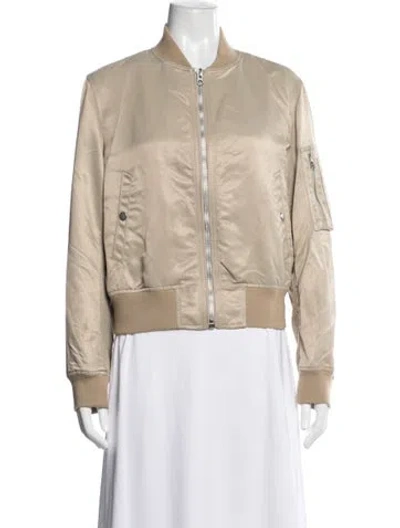 Pre-owned Rag & Bone Bomber Jacket In Neutrals