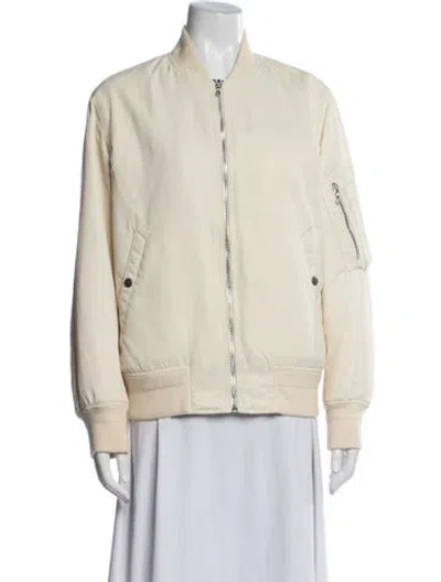 Pre-owned Rag & Bone Bomber Jacket In Neutrals