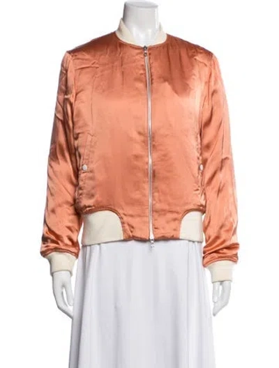 Pre-owned Rag & Bone Bomber Jacket In Orange