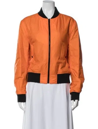 Pre-owned Rag & Bone Bomber Jacket In Orange