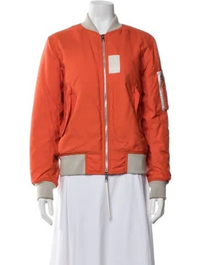 Pre-owned Rag & Bone Bomber Jacket In Orange