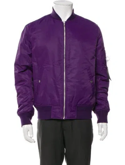 Pre-owned Rag & Bone Bomber Jacket In Purple