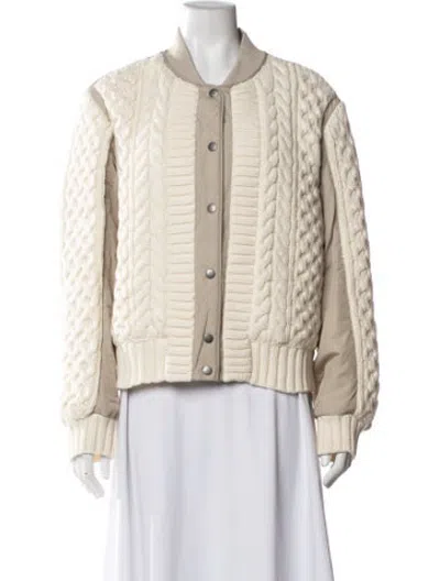 Pre-owned Rag & Bone Bomber Jacket W/ Tags In Neutrals