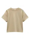 Rag & Bone Kelly Boxy Crewneck Tee In Neutral