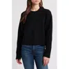 Rag & Bone Bridget Crewneck Wool Blend Sweater In Black