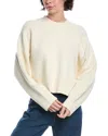 Rag & Bone Bridget Crewneck Wool-blend Sweater In Neutral