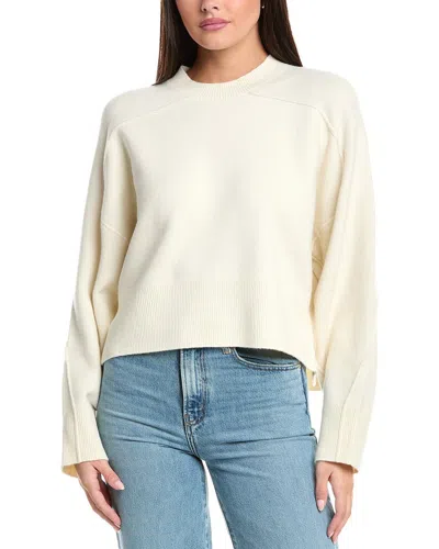 Rag & Bone Bridget Crewneck Wool-blend Sweater In Neutral