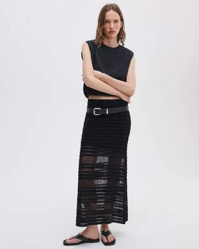 Rag & Bone Britt Maxi Skirt In Black