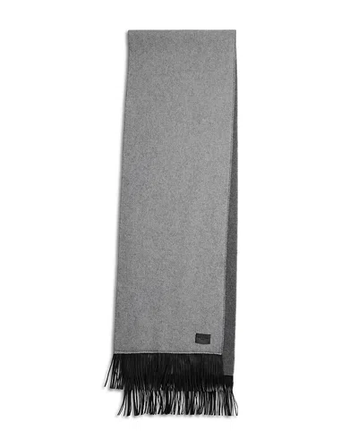 Rag & Bone Brooke Fringe Wool Scarf In Gray