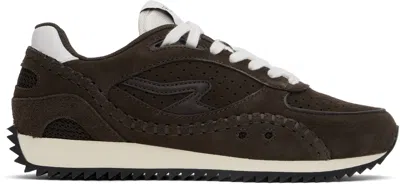 Rag & Bone Brown Drift Runner Sneakers In Drkespso