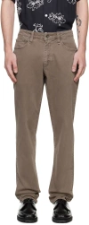 Rag & Bone Brown Fit 3 Athletic Jeans In Ash Brown