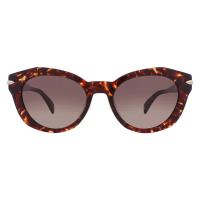 Rag & Bone Brown Gradient Cat Eye Ladies Sunglasses Rnb1084s 0086/ha 53