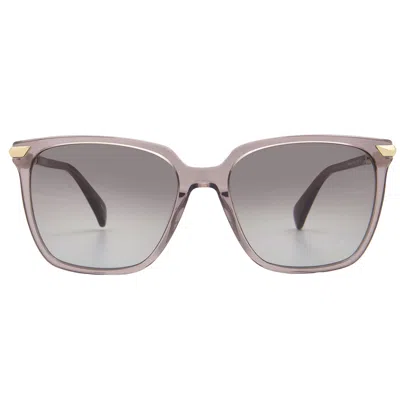 Rag & Bone Brown Grey Sport Ladies Sunglasses Rnb1066/s 0kb7/81 55