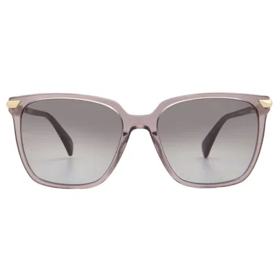 Rag & Bone Brown Grey Sport Ladies Sunglasses Rnb1066/s 0kb7/81 55 In Gray