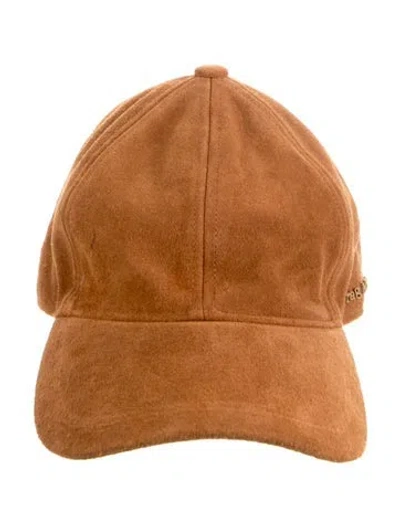 Pre-owned Rag & Bone Brown Suede  Baseball Hat