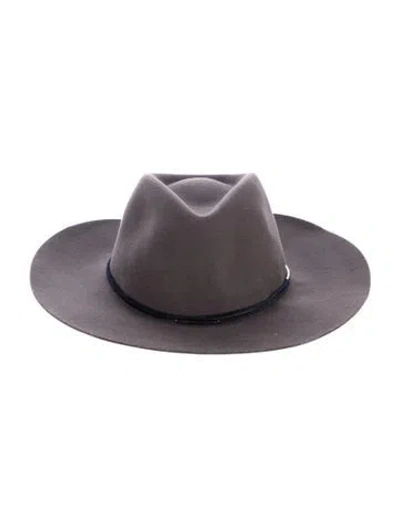 Pre-owned Rag & Bone Brown Wool Fedora Hat
